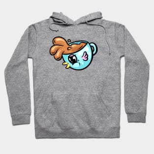 Chick Chook Coffee Cup Cartoon Illustration Hoodie